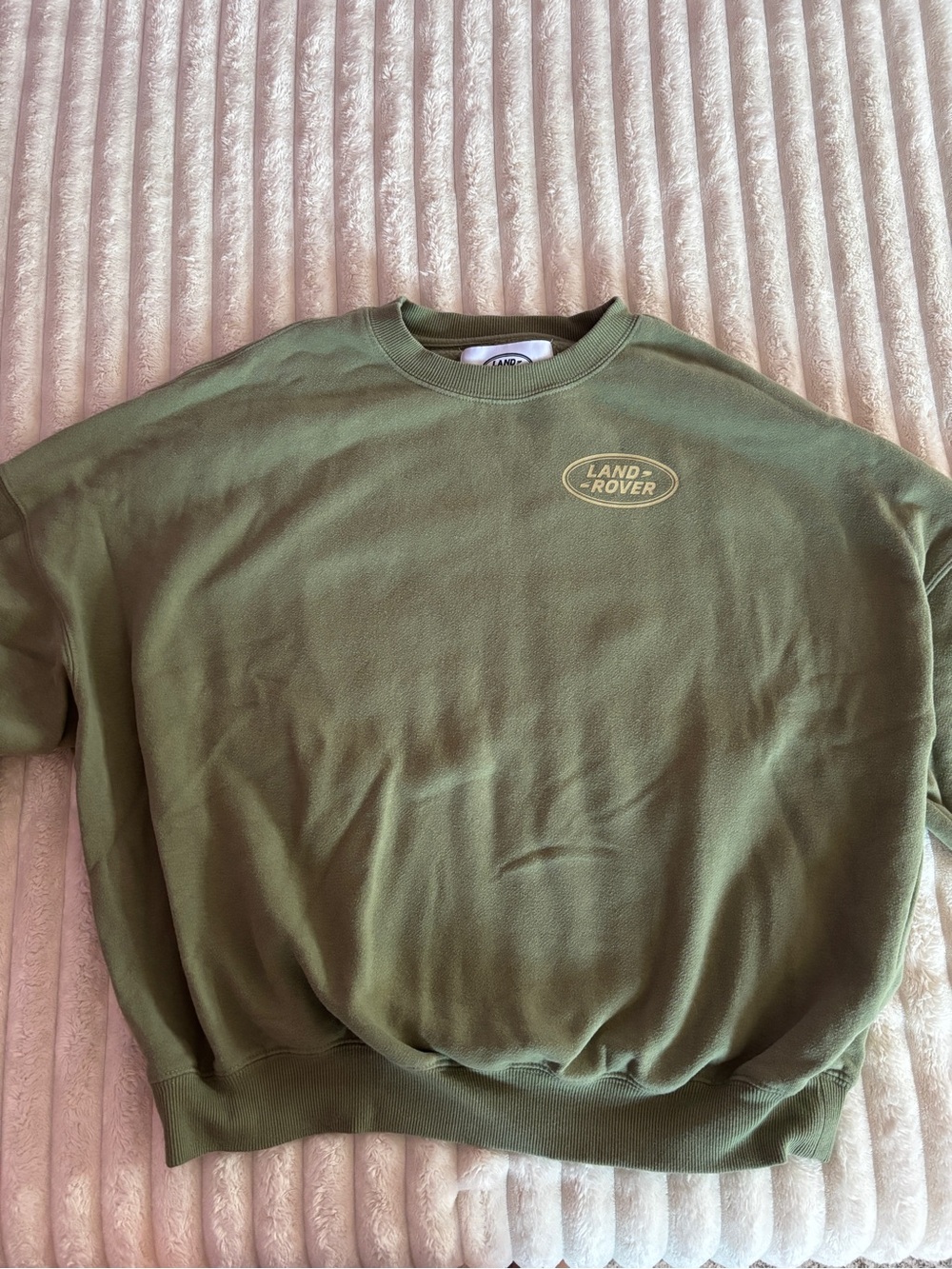 Land Rover Olive Green Crewneck Sweater